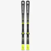 SALOMON HERREN ALL-MOUNTAIN SKI E S/MAX 10 + M12 GW F80 BL